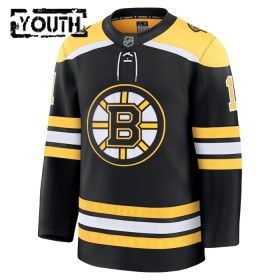 Barn Ishockey Boston Bruins tröja Fanatics Premium Jeremy Swayman 2024-25 Svart Hemma